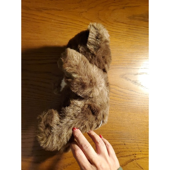 VINTAGE Lemonwood Asia Brown Teddy Bear Plush Stuffed Animal Toy 13" Fluffy - Picture 2 of 5